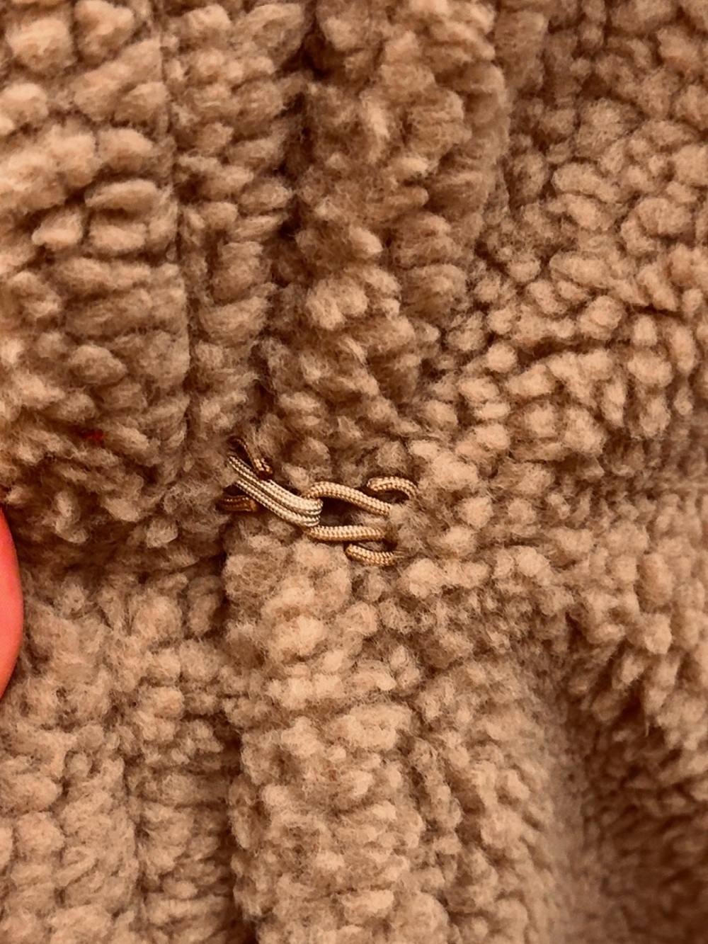 Fabletics Plush Teddy Coat in Camel - Picture 6 of 16